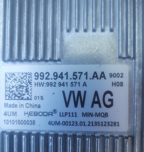 VW SKODA AUDI MODUL BALAST LED 992941571AA VW SKODA AUDI MODUL BALAST LED 992941571AA