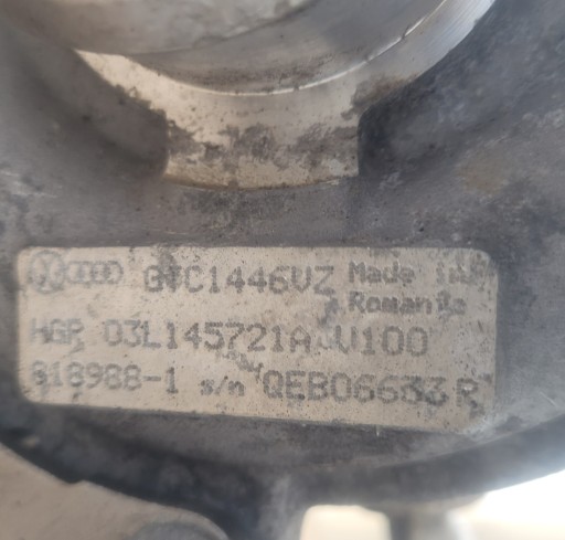 AUDI A4 B8 A5 Q5 2.0 TDI TURBO TURBINA 03L145721A