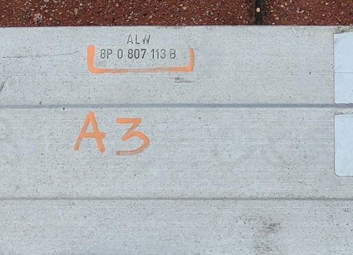 AUDI A3 8P0 03-08 GREDA PREDNJA ISPOD BRANIK