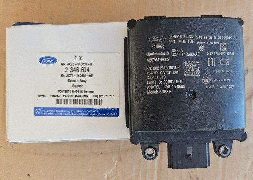 FORD PUMA MK2 FOCUS 18-24 RADAR MODUL SENZOR MARTWEGO POLA JX7T-14C689-AE