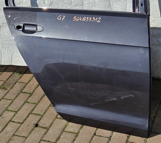 VW GOLF 7 HATCHBACK (OBIČNI) 5G4 VRATA DESNA  ZADNJI ZADNJA