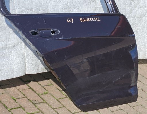 VW GOLF 7 HATCHBACK (OBIČNI) 5G4 VRATA DESNA  ZADNJI ZADNJA