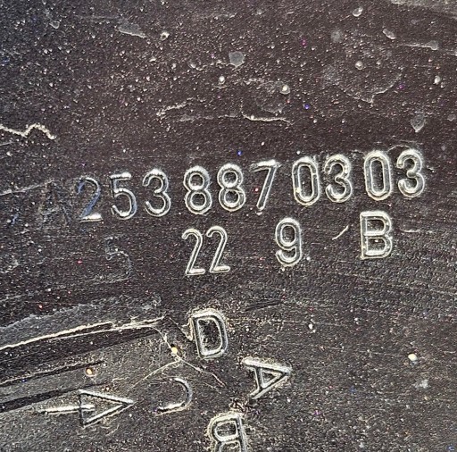 MERCEDES GLC W253 HAUBA A2538870303