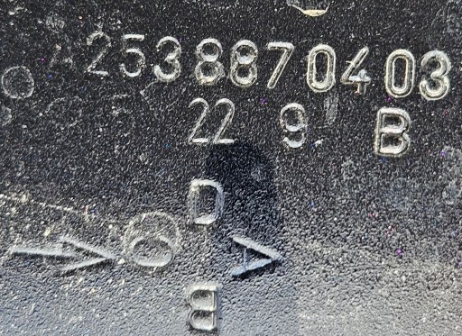 MERCEDES GLC W253 HAUBA A2538870303