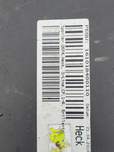 AUDI Q5 S-LINE REDIZAJN 12-16 SPOJLER DIFUZOR BRANIKA