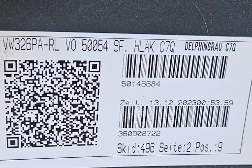 VW TIGUAN II REDIZAJN R-LINE 20-24 BRANIK PREDNJA STRANA 5NA807221D VW TIGUAN II REDIZAJN R-LINE 20-24 BRANIK PREDNJA STRANA 5NA807221D