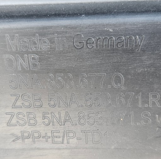 VW TIGUAN II REDIZAJN R-LINE 20-24 BRANIK PREDNJA STRANA 5NA807221D VW TIGUAN II REDIZAJN R-LINE 20-24 BRANIK PREDNJA STRANA 5NA807221D