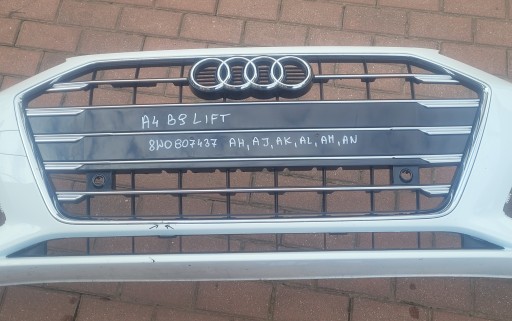 AUDI A4 B9 REDIZAJN BRANIK PREDNJA STRANA 8W0807437 AH AK AM
