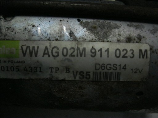ANLASER VW AUDI 2.0 TSI 02M911023M