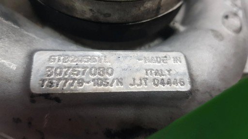 TURBINA 30757080 VOLVO S80 S60 V70 XC90 2.4 D5244T