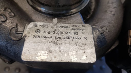 TURBINA TURBO A6420901580 MERCEDES W221 W251 W164 W219 3.0D 320 CDI