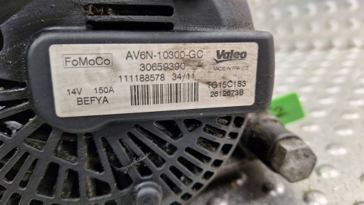 ALTERNATOR 150A AV6N-10300-GC VOLVO C30 V50 S40 II V40 V70 III 1.6D