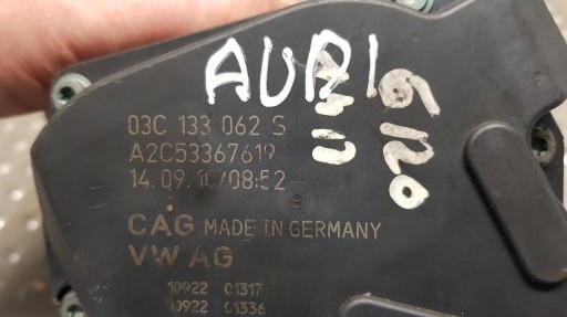 KLAPNA GASA 03C133062S VW SCIROCCO III GOLF VI A3 8P LEON II 1.4 TSI
