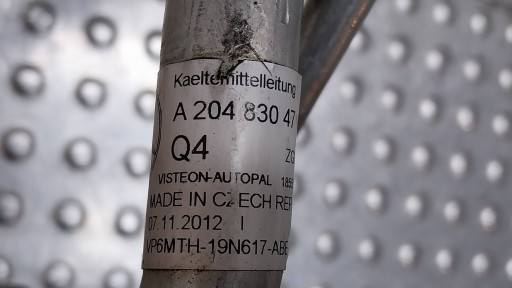 PRZEWÓDY KLIMATIZACIJE A2048034716 A2048304816 MERCEDES GLK X204 W204 REDIZAJN