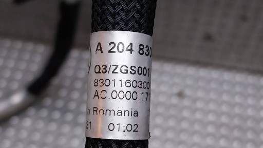 PRZEWÓDY KLIMATIZACIJE A2048034716 A2048304816 MERCEDES GLK X204 W204 REDIZAJN