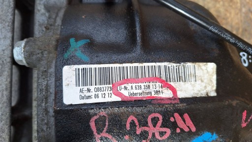 DIFERENCIJAL MOST ZADNJI 38:11 A6393501314 MERCEDES VITO VIANO W639 REDIZAJN 2.2CDI 10-14 DIFERENCIJAL MOST ZADNJI 38:11 A6393501314 MERCEDES VITO VIANO W639 REDIZAJN 2.2CDI 10-14