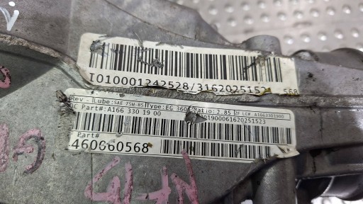 REDUKTOR MOST GETRIBE MJENJAČ 2.85 A1663301900 MERCEDES GLE ML W166 GL X166