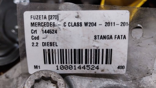 RUKAVAC AMORTIZER VILICE LIJEVI DESNI PREDNJI KOMPLET MERCEDES C W204 2.2CDI