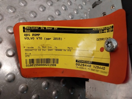 PUMPA MODUL ABS P31423347 10.0926-0419.3 VOLVO XC70 II V70 III REDIZAJN