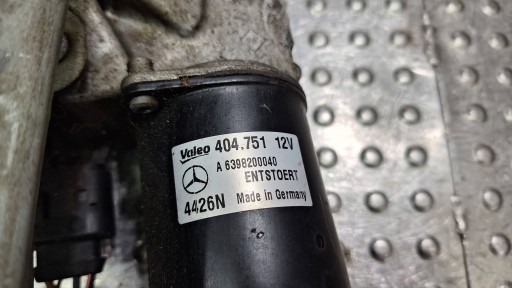 MEHANIZAM BRISAČA PREDNJI A6398200040 MERCEDES VITO VIANO W639