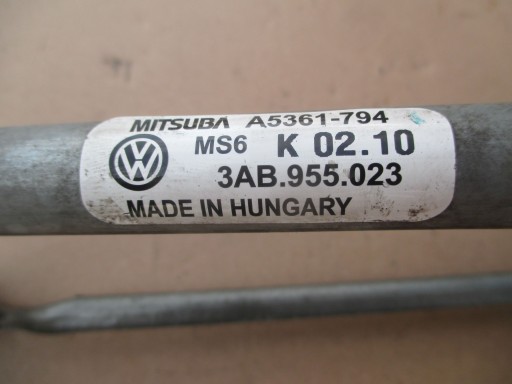 MEHANIZAM BRISAČA VW PASSAT B7 2010R->