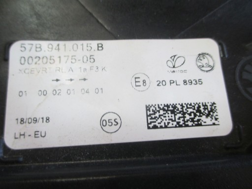 LAMPA FAR LIJEVA STRANA PREDNJA LED SKODA KAROQ 2017R->