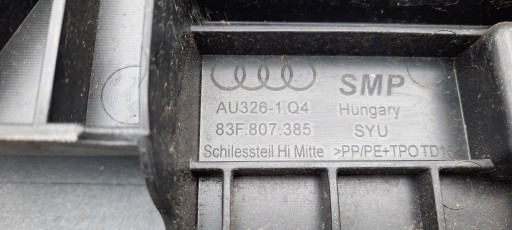 BRANIK ZADNJI AUDI Q3 SPORTBACK 2019R-> BRANIK ZADNJI AUDI Q3 SPORTBACK 2019R->