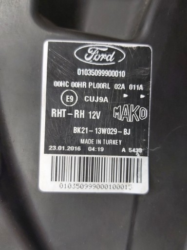 LAMPA FAR DESNA STRANA PREDNJA FORD CUSTOM 2012R-> LAMPA FAR DESNA STRANA PREDNJA FORD CUSTOM 2012R->