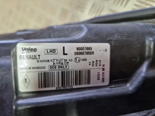 LAMPA FAR LIJEVA STRANA PREDNJA DACIA LODGY 2012R-> LAMPA FAR LIJEVA STRANA PREDNJA DACIA LODGY 2012R->