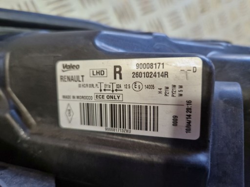 LAMPA FAR LIJEVA STRANA PREDNJA DACIA LODGY 2012R-> LAMPA FAR LIJEVA STRANA PREDNJA DACIA LODGY 2012R->