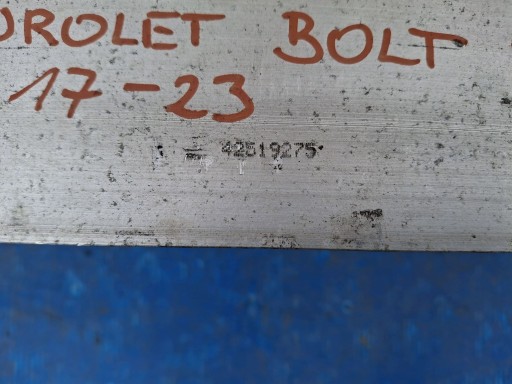 GREDA BRANIKA ZADNJA OPEL AMPERA-E CHEVROLET BOLT 2016R->