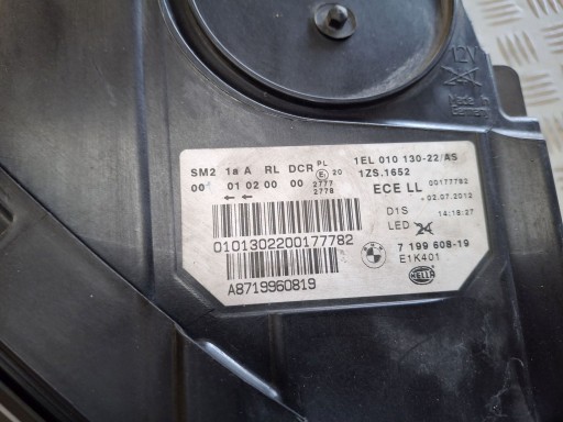 LAMPA FAR DESNA STRANA PREDNJA BI-XENON NIJE ZAKRETNI BMW 5 GT F07 2009R-> LAMPA FAR DESNA STRANA PREDNJA BI-XENON NIJE ZAKRETNI BMW 5 GT F07 2009R->
