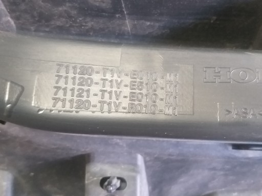 MASKA HONDA CRV CR V CR-V IV 4 REDIZAJN 14- 71120-T1V-E010 MASKA HONDA CRV CR V CR-V IV 4 REDIZAJN 14- 71120-T1V-E010