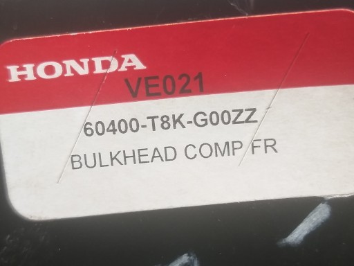 VEZNI LIM PREDNJA STRANA HONDA HR-V HR V HRV II 2 REDIZAJN 18- 60400-T8K-G00ZZ VEZNI LIM PREDNJA STRANA HONDA HR-V HR V HRV II 2 REDIZAJN 18- 60400-T8K-G00ZZ