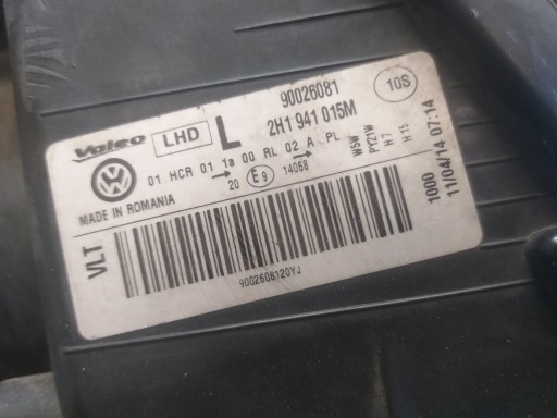 LAMPA FAR PREDNJA STRANA LIJEVA VW AMAROK 2H1941015M