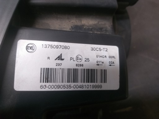 LAMPA FAR PREDNJA STRANA DESNA FIAT DUCATO PEUGEOT BOXER CITROEN JUMPER REDIZAJN 14-