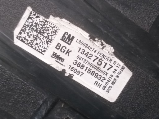 LAMPA FAR ZADNJI DESNA STRANA OPEL ASTRA K V 5 KARAVAN 13427517 LAMPA FAR ZADNJI DESNA STRANA OPEL ASTRA K V 5 KARAVAN 13427517