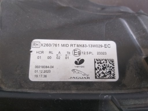 LAMPA FAR PREDNJA STRANA DESNA JAGUAR XF REDIZAJN 21- FULL LED MK83-13W029-EC