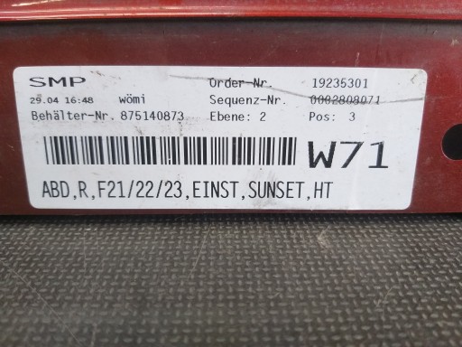 PRAG LAJSNA PRAGA DESNA STRANA BMW I 1 F21 F22 F23 PRAG LAJSNA PRAGA DESNA STRANA BMW I 1 F21 F22 F23