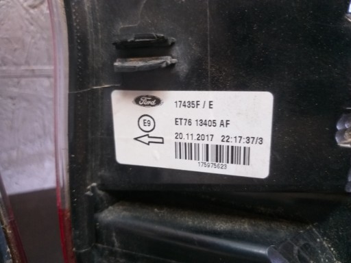 LAMPA FAR ZADNJI DESNA STRANA FORD TOURNEO COURIER