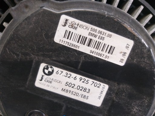 VENTILATOR HLADNJAKA BMW X3 E83 Z4