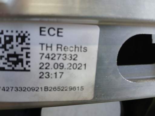 VRATA ZADNJI DRŽAČ DESNA STRANA BMW I3 I01 7427332