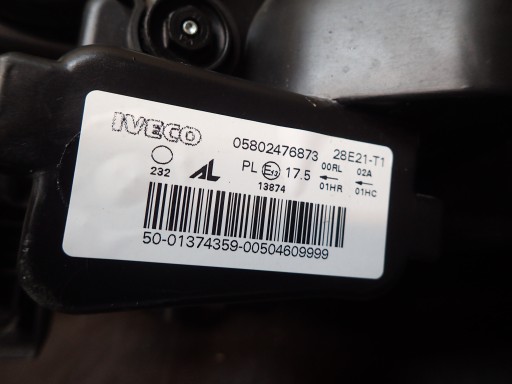 LAMPA FAR PREDNJA STRANA DESNA IVECO DAILY 14-