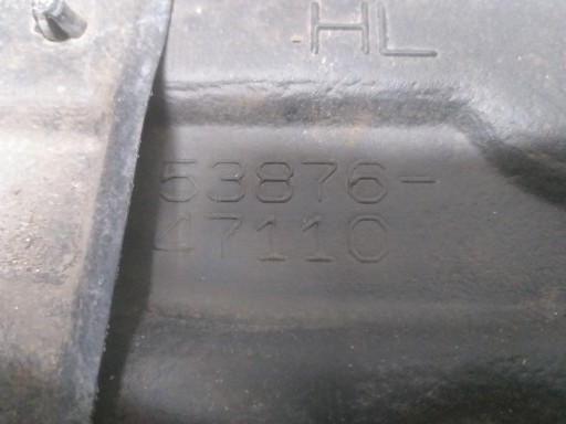BLATOBRAN PREDNJA STRANA PVC BLATOBRANA LIJEVA TOYOTA PRIUS IV 4 15- 53876-47110