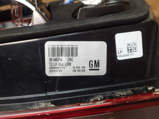 LAMPA FAR ZADNJI LIJEVA STRANA OPEL INSIGNIA B LIMUZINA / SEDAN LAMPA FAR ZADNJI LIJEVA STRANA OPEL INSIGNIA B LIMUZINA / SEDAN