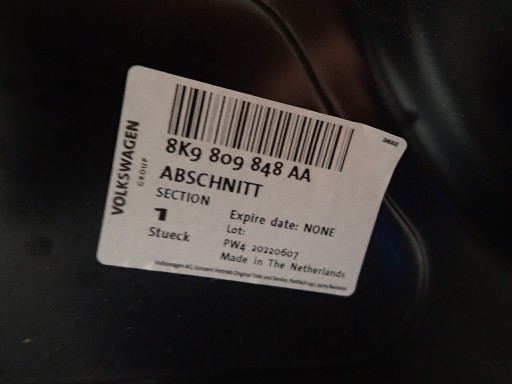 PRAG DESNA STRANA AUDI A4 B8 ALLROAD REDIZAJN 12- 8K9