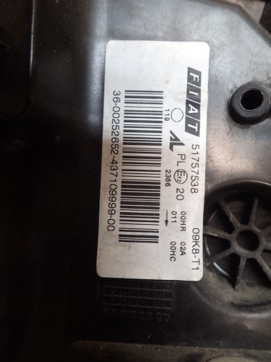 LAMPA FAR PREDNJA STRANA LIJEVA FIAT BRAVO CROMA REDIZAJN