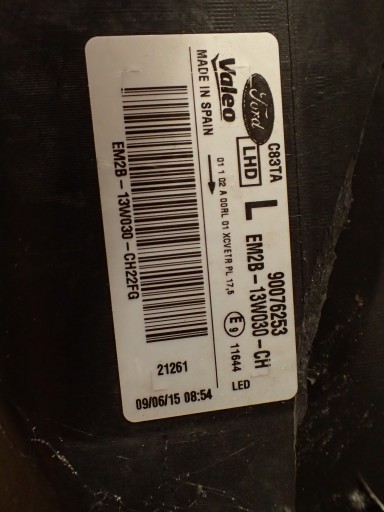 LAMPA FAR PREDNJA STRANA LIJEVA FORD S MAX MK2 15- FULL LED