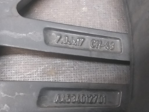 FELGA ALUMINIJSKA SMART BRABUS A453 7J 17