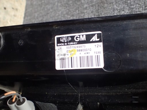 LAMPA FAR ZADNJI LIJEVA STRANA OPEL COMBO D 10- ISPOD GEPEKA LAMPA FAR ZADNJI LIJEVA STRANA OPEL COMBO D 10- ISPOD GEPEKA